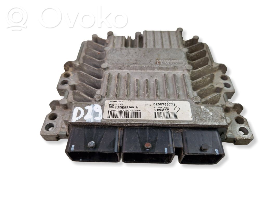 Renault Clio III Engine control unit/module 