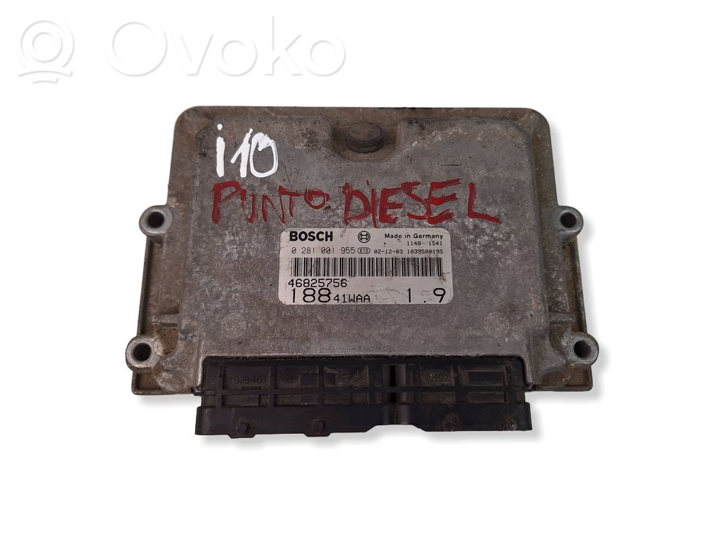 Fiat Punto (188) Engine control unit/module 