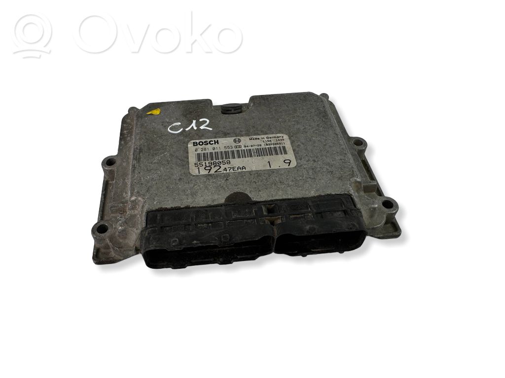 Fiat Stilo Engine control unit/module 