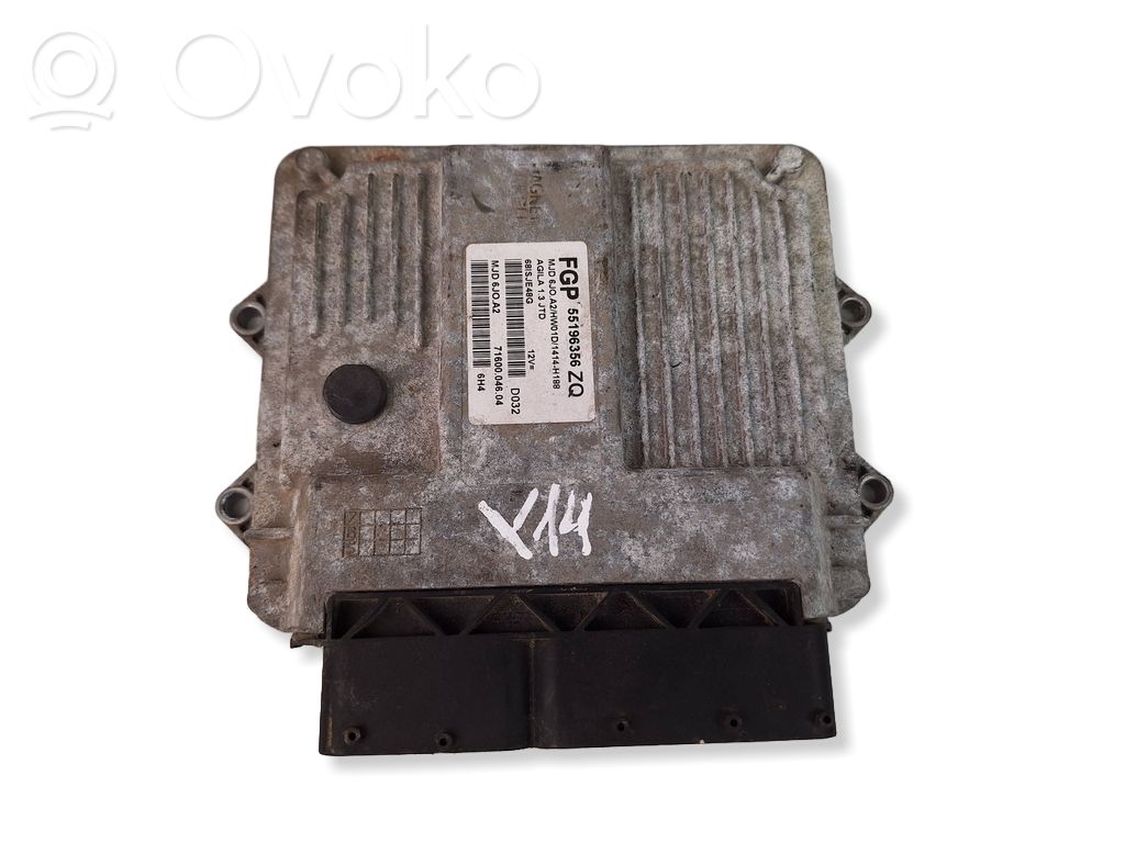 Opel Agila A Engine control unit/module 