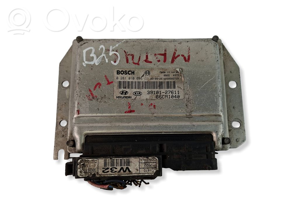 Engine control unit/module   3910127611,66CMI040,0281010695