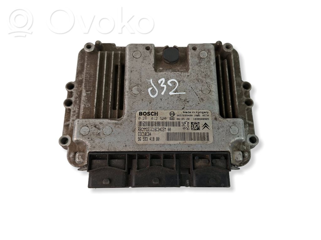 Peugeot 206 Engine control unit/module 
