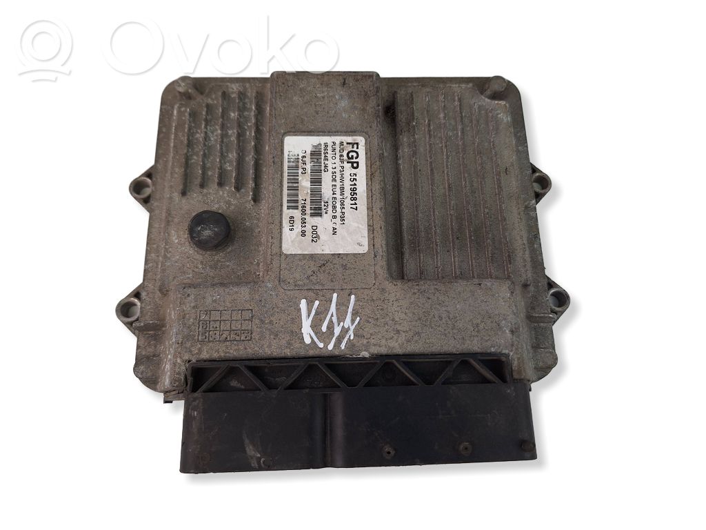 Fiat Punto (188) Engine control unit/module 
