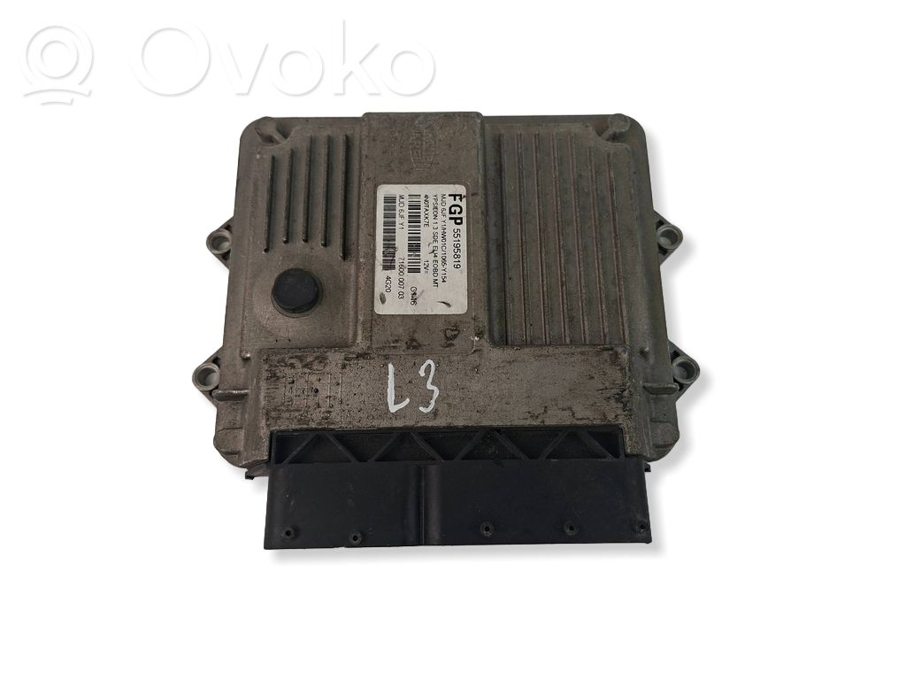 Lancia Ypsilon Engine control unit/module 