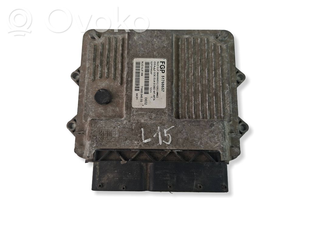 Fiat Idea Unitate/modul de control motor 