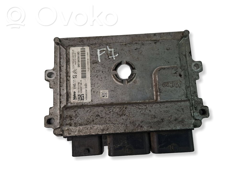Engine control unit/module   9819658180,HW9800913080,161780762,V29087190A
