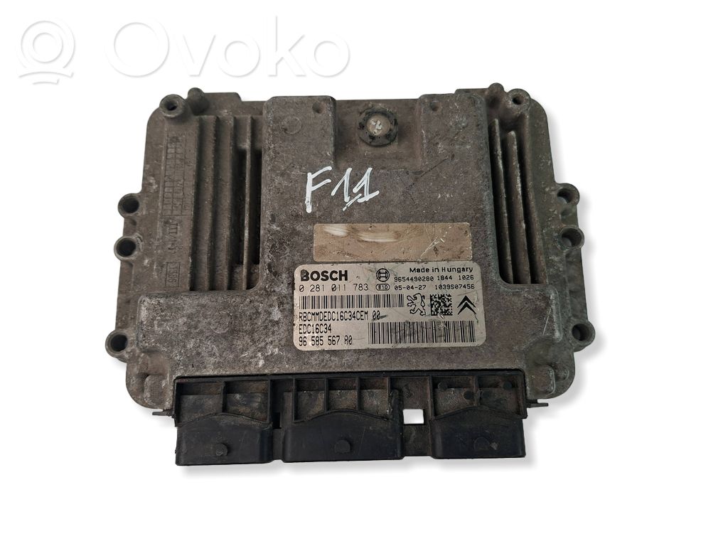 Peugeot 206 Engine control unit/module 