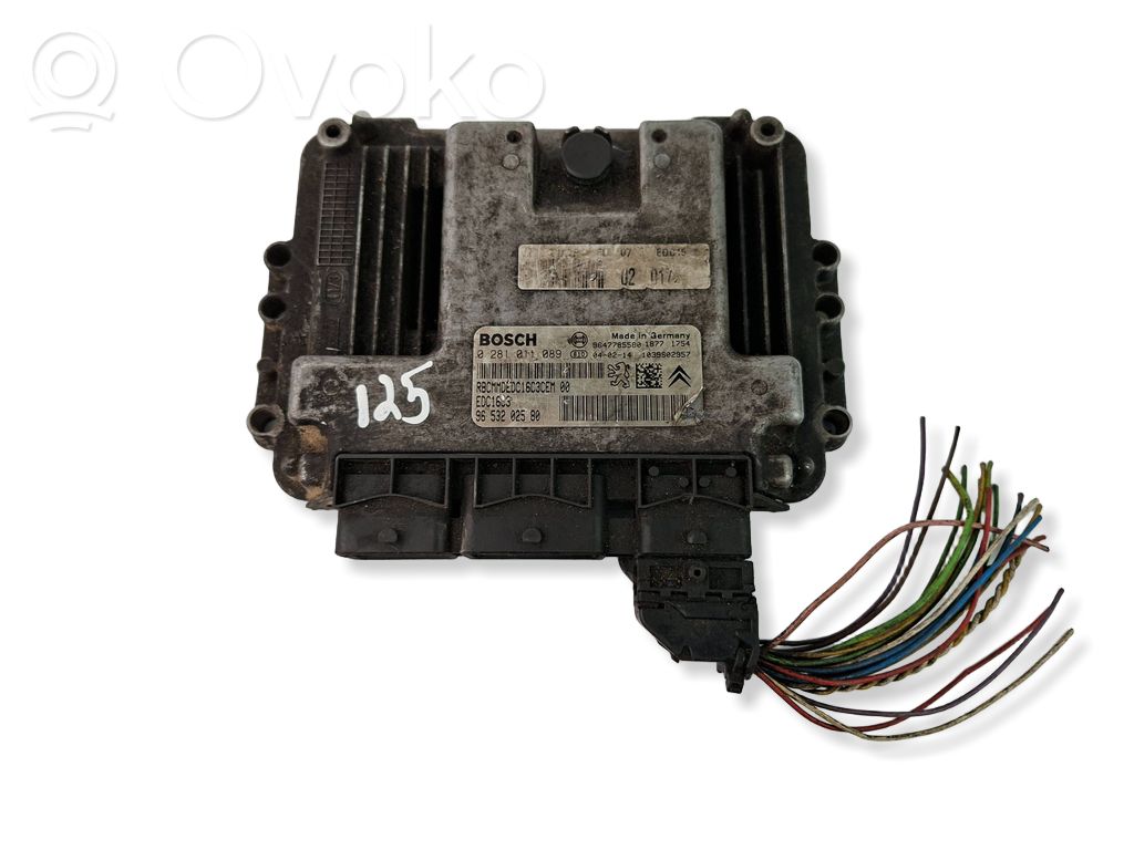 Peugeot 206 Engine control unit/module 