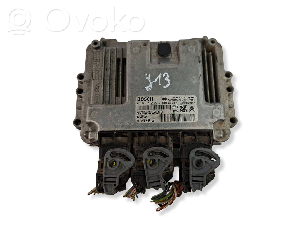 Peugeot 207 Engine control unit/module 
