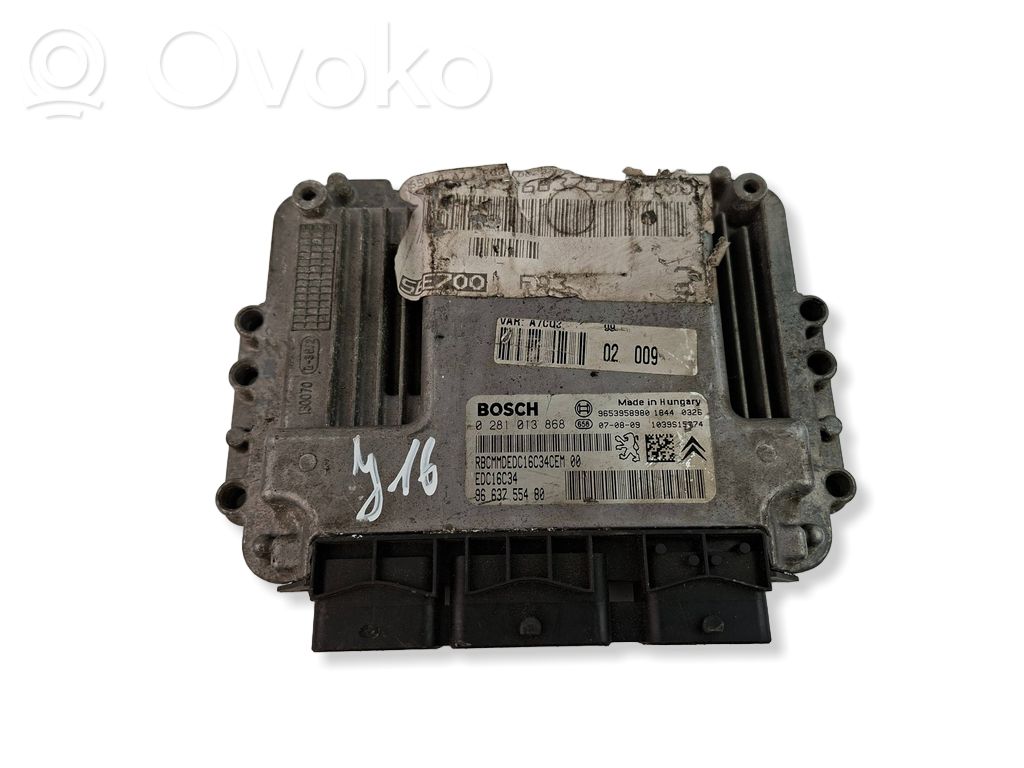 Peugeot 207 Engine control unit/module 