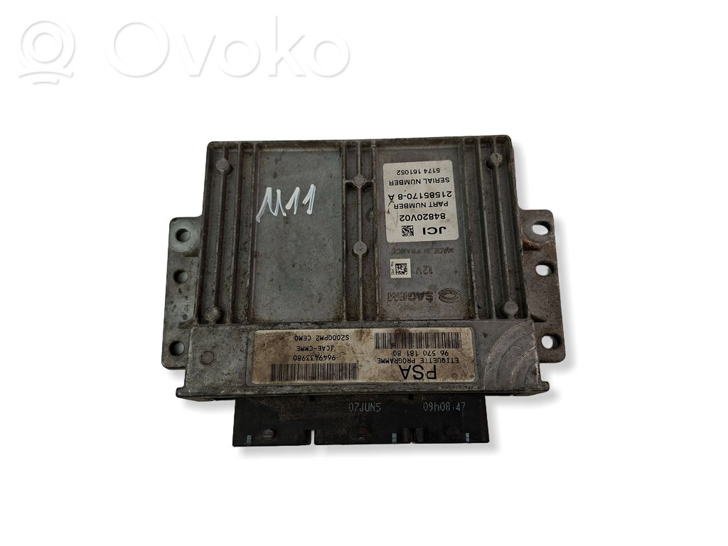 Citroen C2 Engine control unit/module 