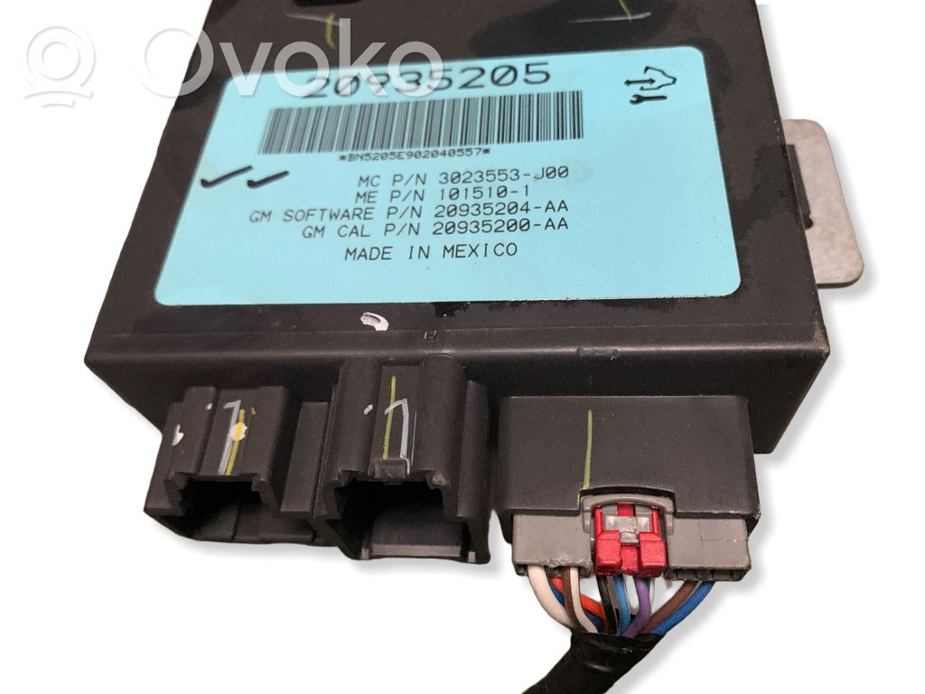 Tailgate/trunk control unit/module   20935205,3023553100,20935200AA