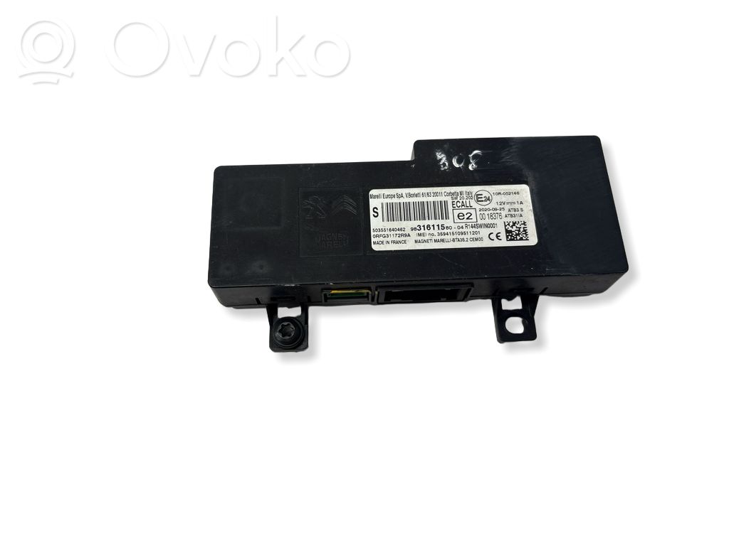 Peugeot 308 Moduł / Sterownik Bluetooth 