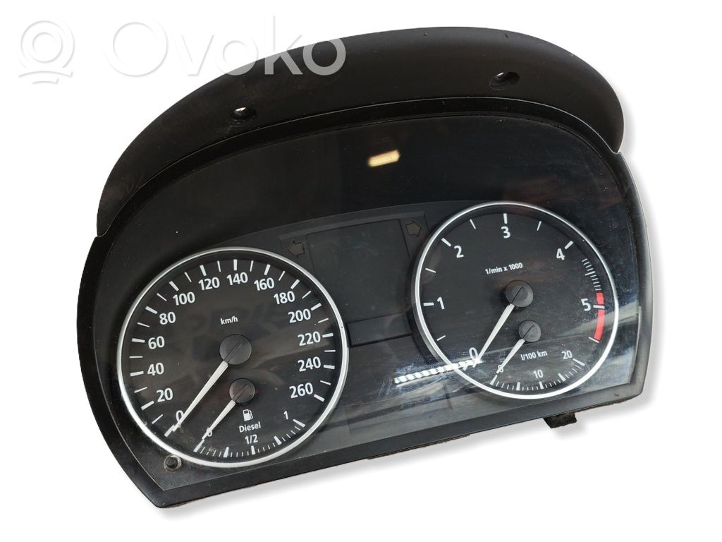 BMW 3 E90 E91 Speedometer (instrument cluster) 