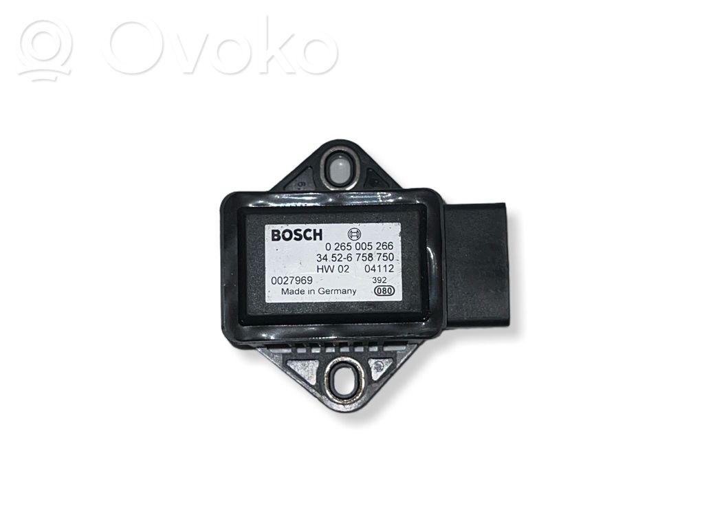 ESP Drehratensensor Querbeschleunigungssensor   0265005266,0027969,6758750