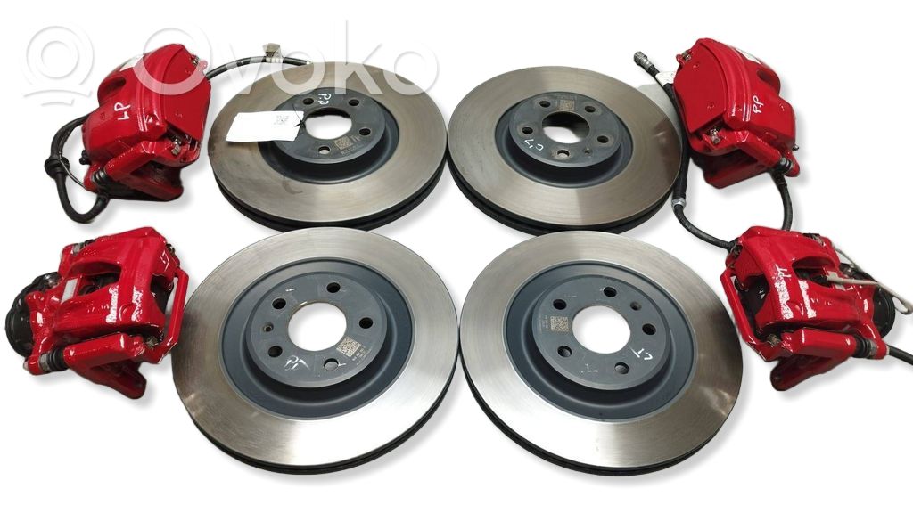 Audi A5 Bremsscheiben und Bremssättel eingestellt 