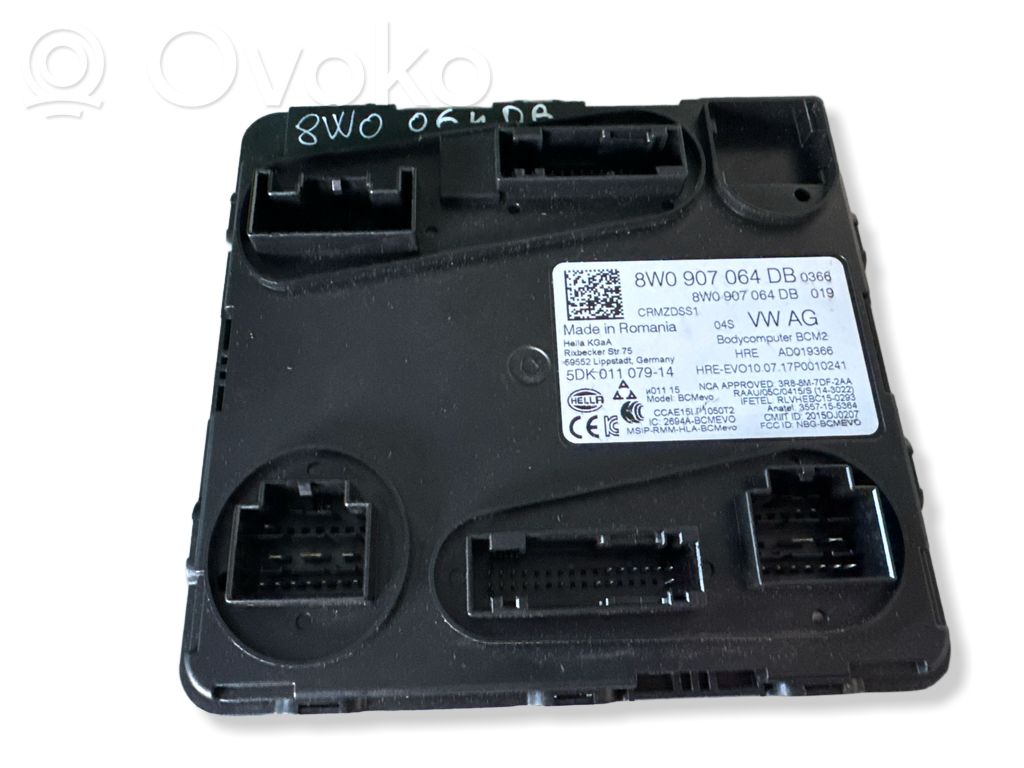 Audi A4 S4 B9 8W Central body control module 