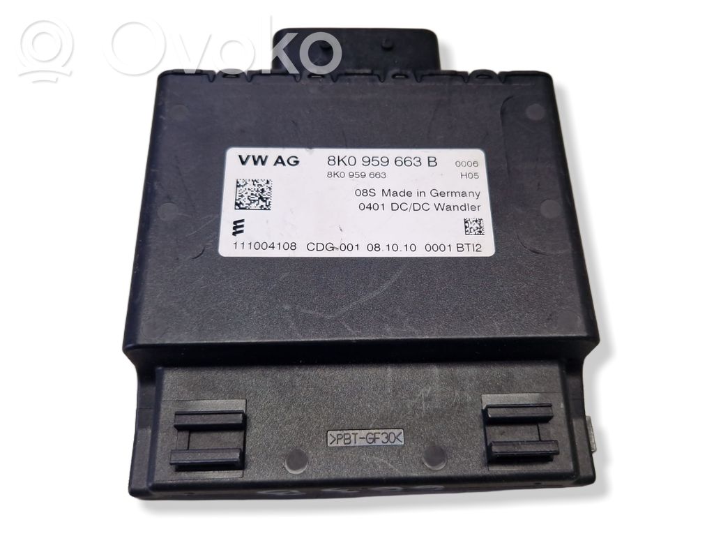 Autres unités de commande / modules   8K0959663,8K0959663B