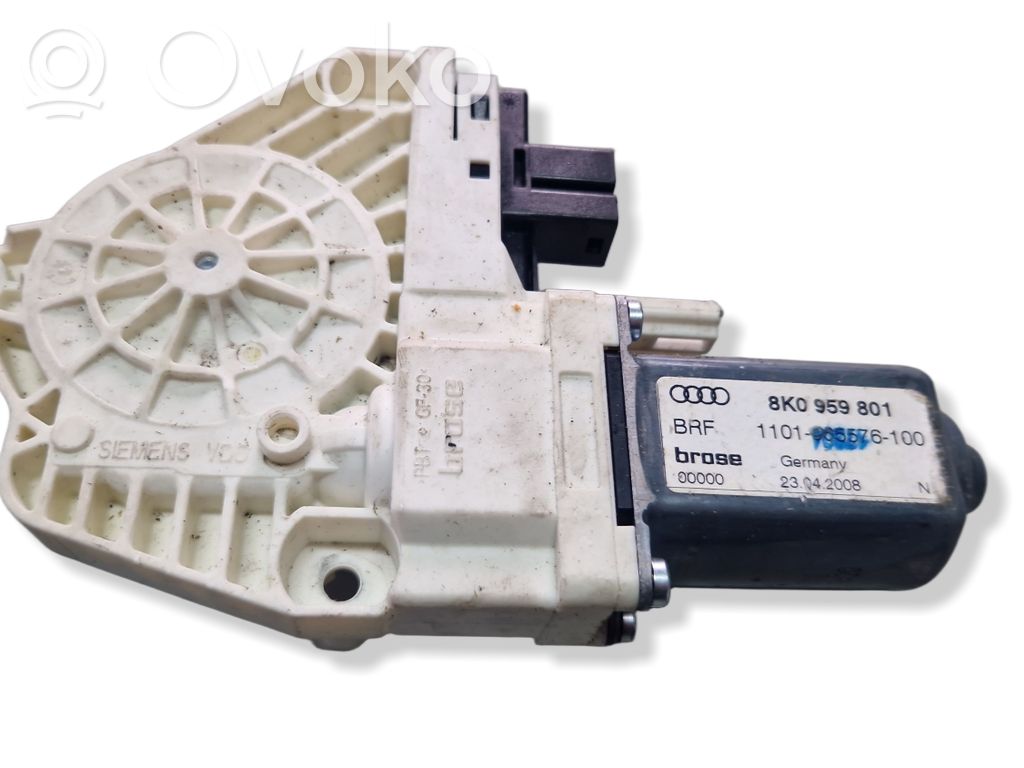 Audi A4 S4 B8 8K Silnik regulatora szyby drzwi przednich 