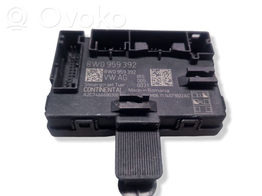 Audi A4 S4 B9 8W Door control unit/module 