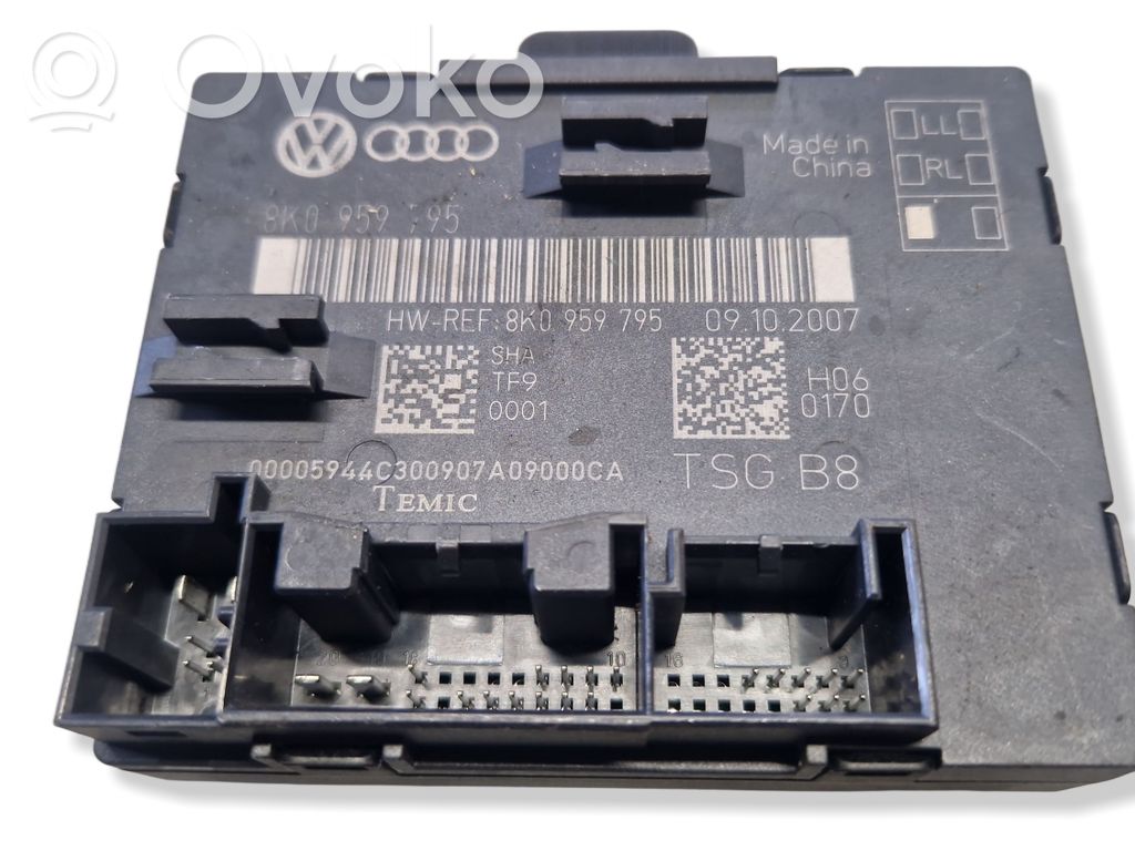 Unidad de control/módulo de la puerta   8K0959795,09102007