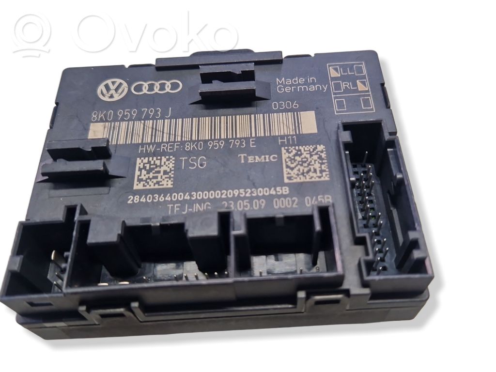 Unité de commande module de porte   8K0959793E,28403640043,8K0959793J