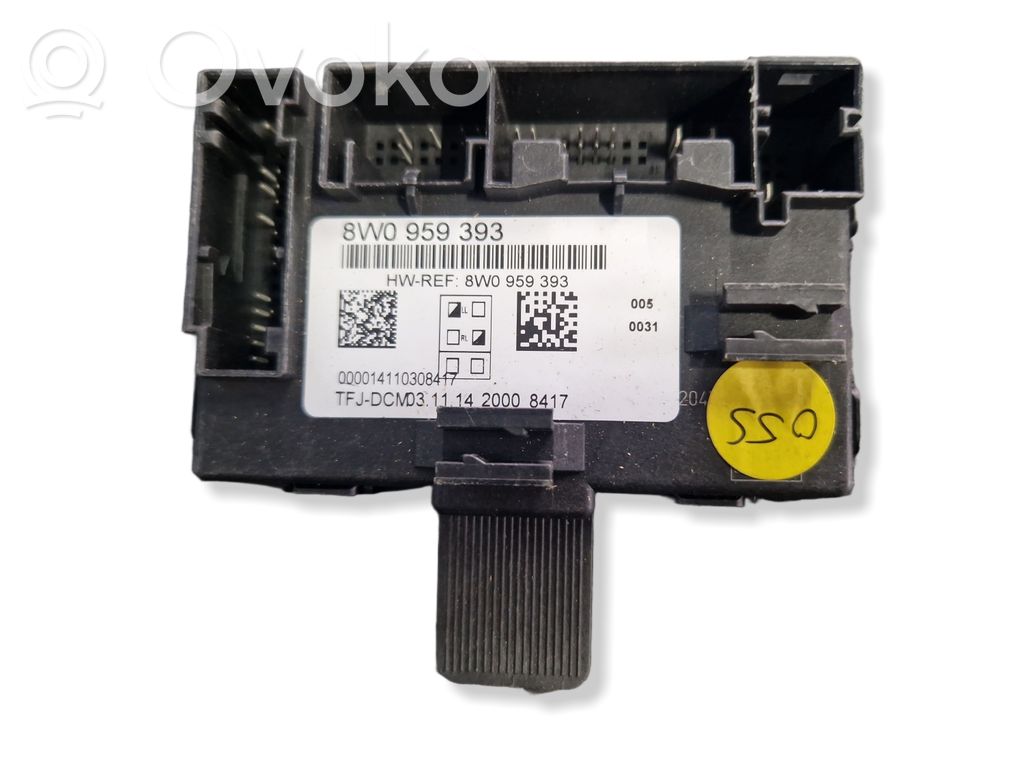 Audi A4 S4 B9 8W Unité de commande module de porte 