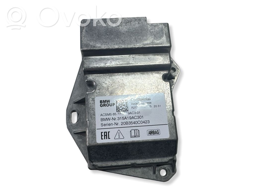 BMW 2 F44 Centralina/modulo airbag 
