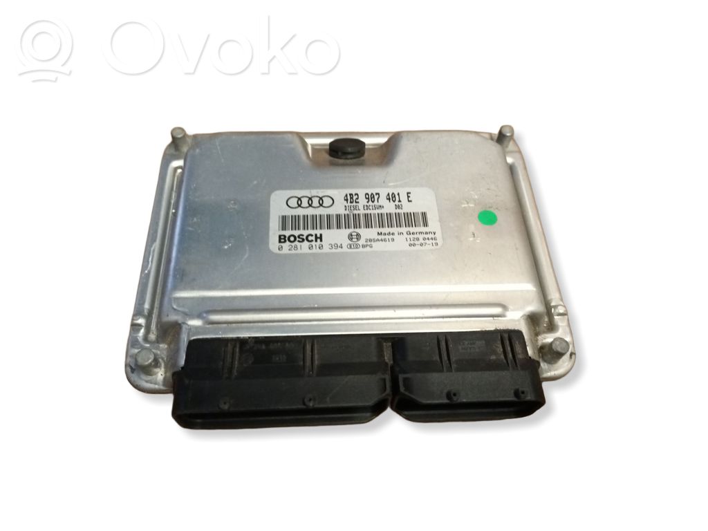 Unidad de control/módulo del motor   4B2907401E,0281010394,28SA4619