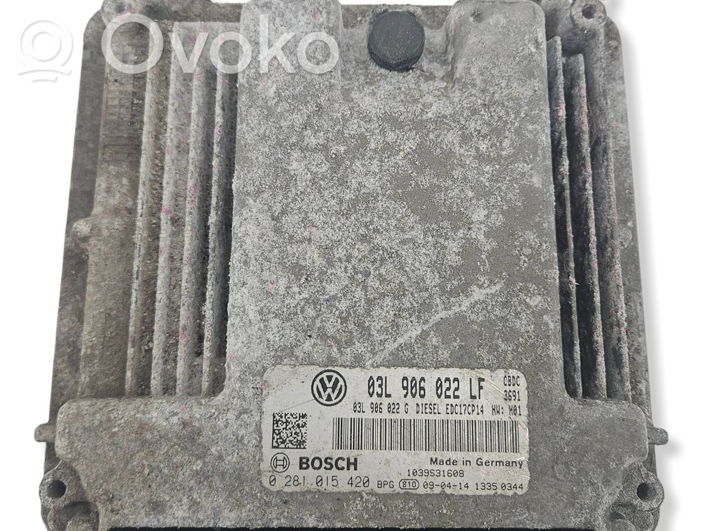 Volkswagen Golf VI Engine control unit/module 