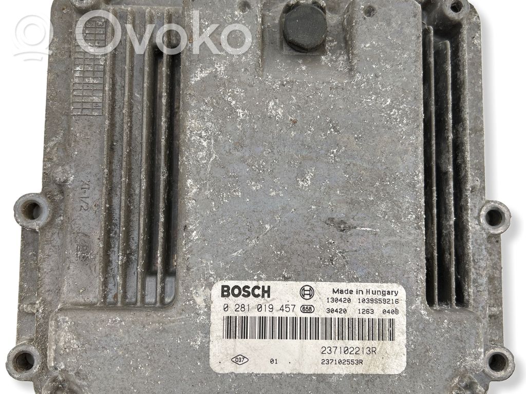 Engine control unit/module   0281019457,237102213R,237102553R