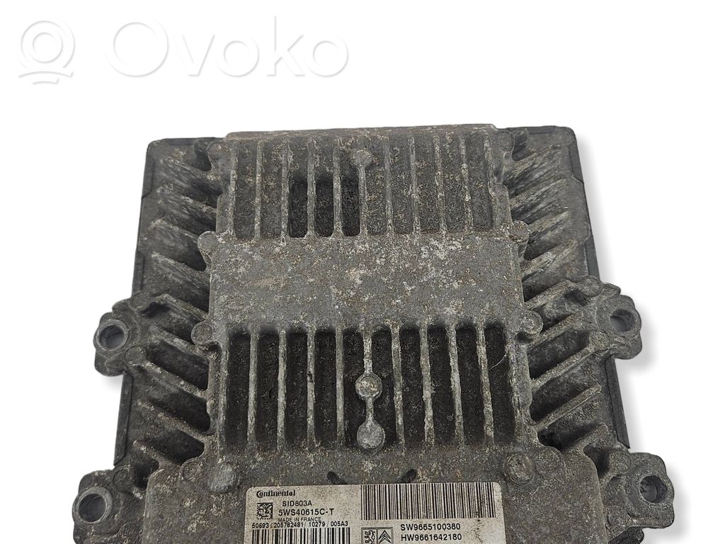 Engine control unit/module   5WS40615CT,9665100380