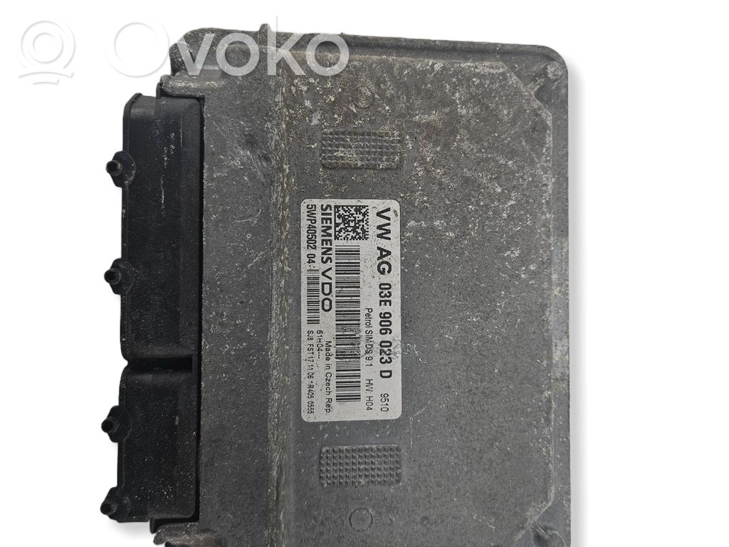 Engine control unit/module   03E906023D,5WP4050204