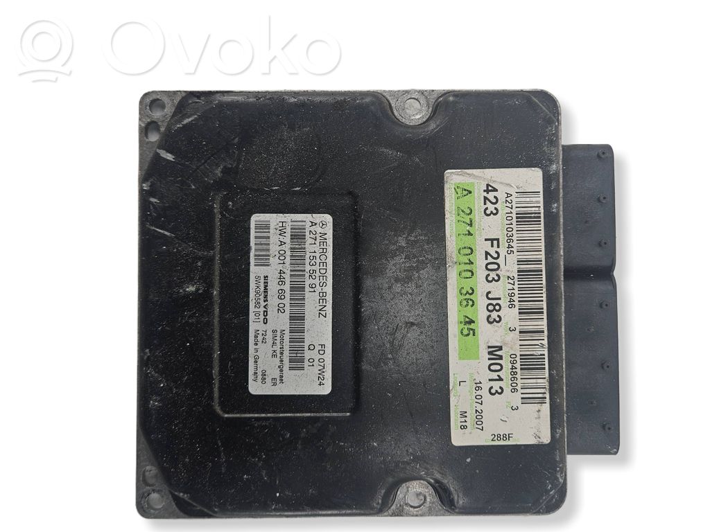 Citroen C4 Grand Picasso Engine control unit/module 