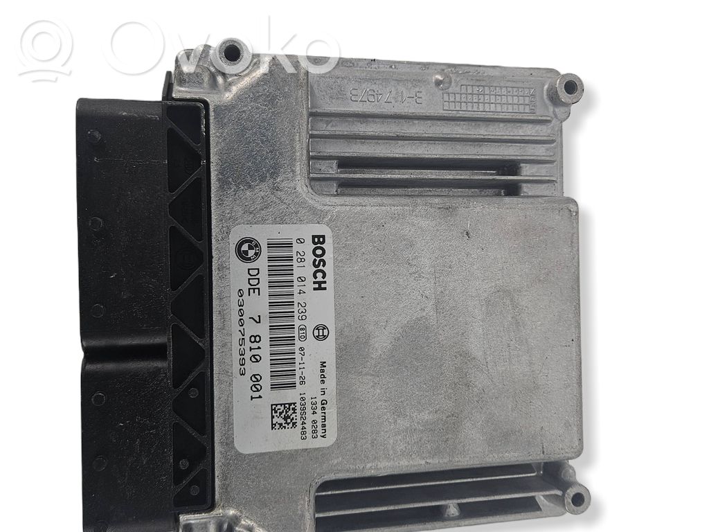BMW 7 E65 E66 Engine control unit/module 