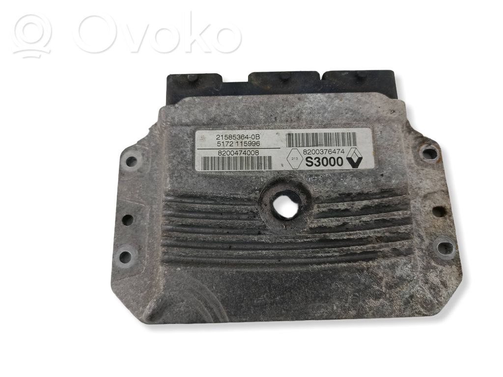 Engine control unit/module   8200474008,215853640B,8200376474