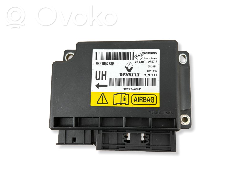 Renault Megane III Airbag control unit/module 