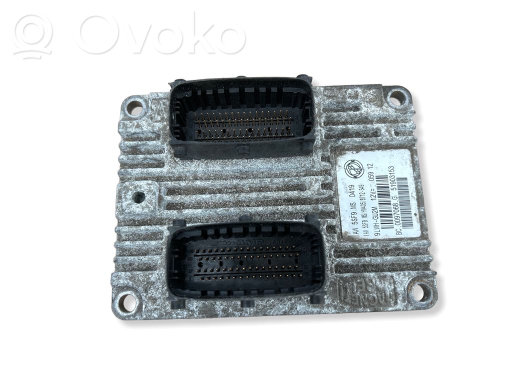 Engine control unit/module ECU   0097068G,51903153,05912