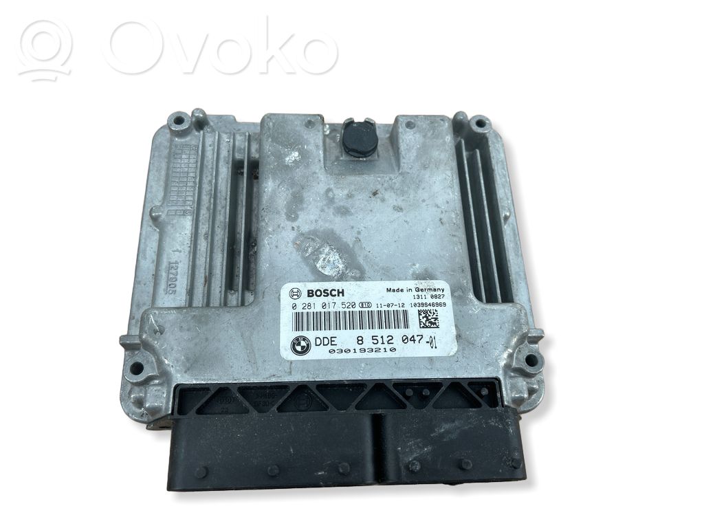 BMW 3 E90 E91 Variklio valdymo blokas 