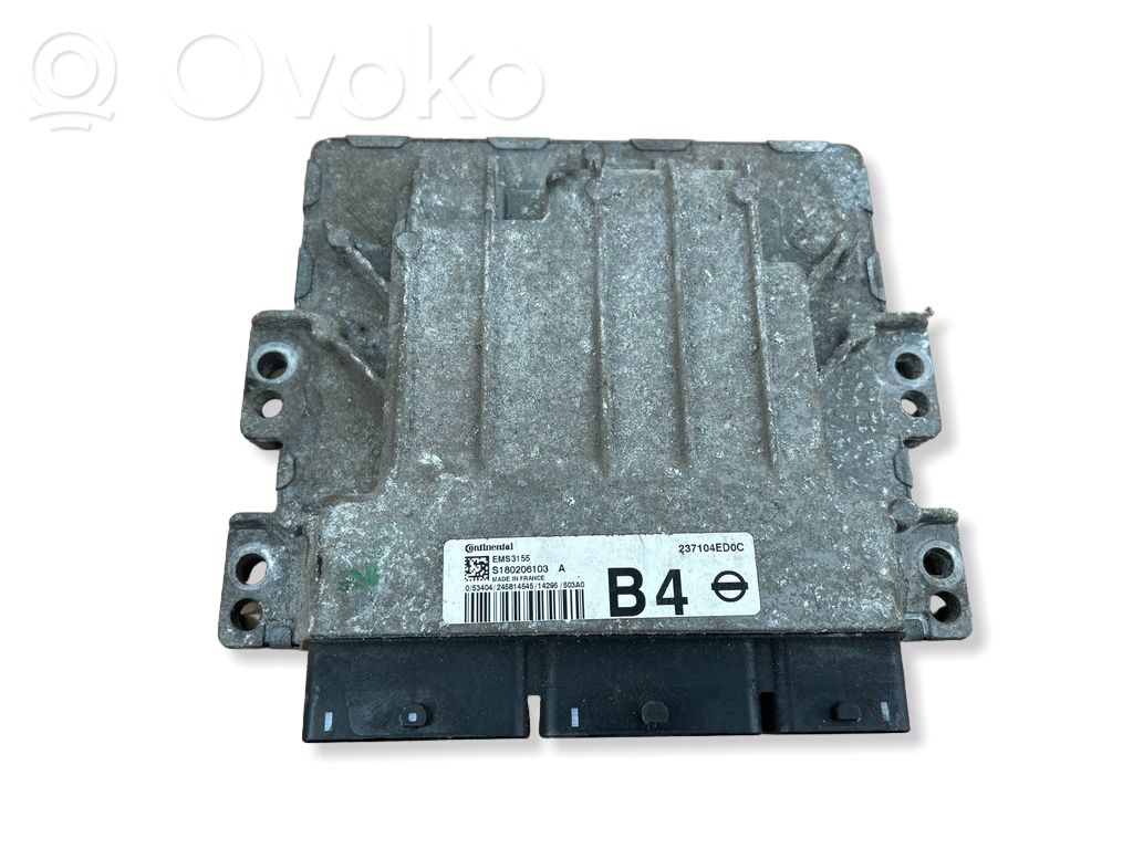 Engine control unit/module   237104ED0C,S180206103A,EMS3155