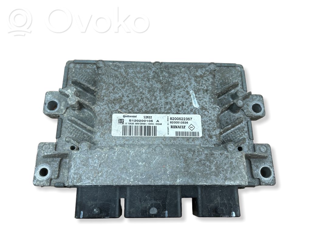 Engine control unit/module   S120200105A,8200522357,8200510536