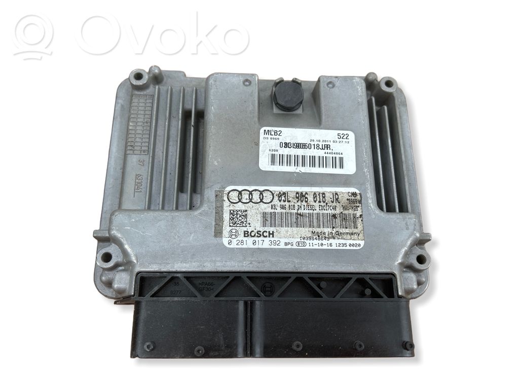 Audi A4 S4 B8 8K Engine control unit/module 