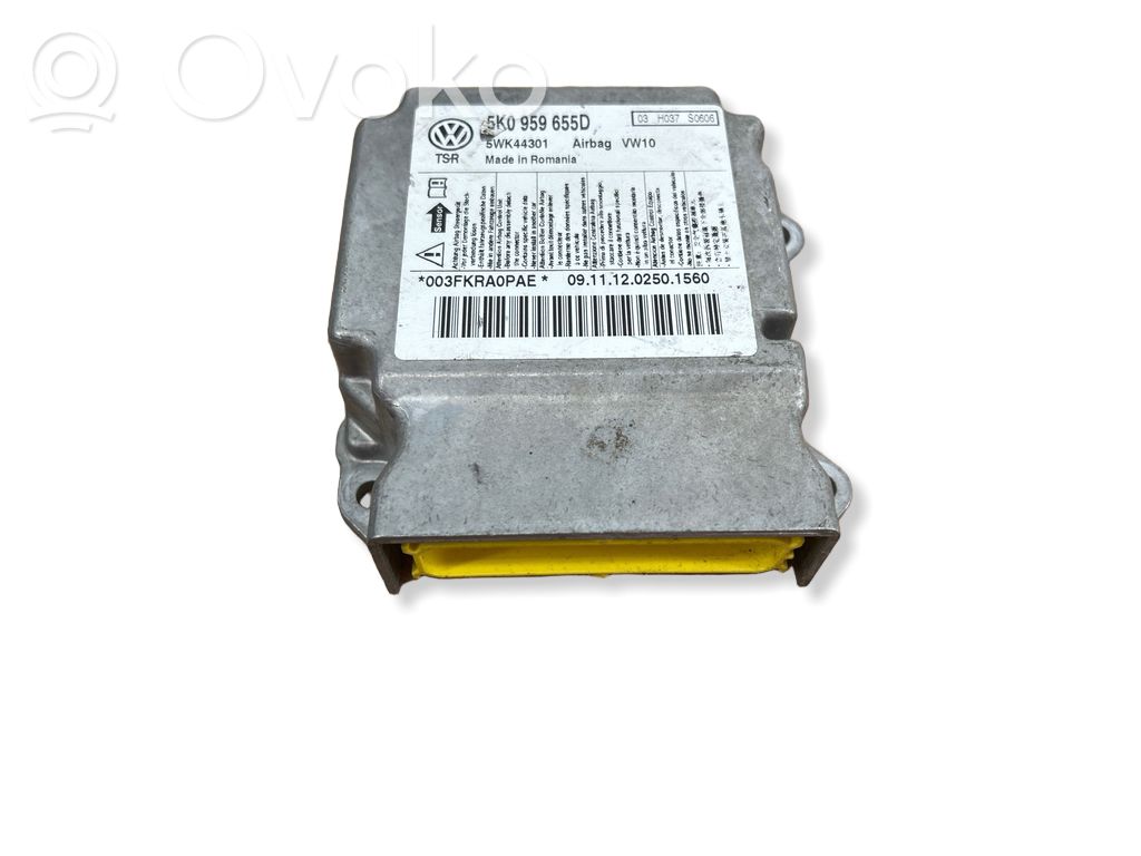 Volkswagen Golf VI Airbag control unit/module 
