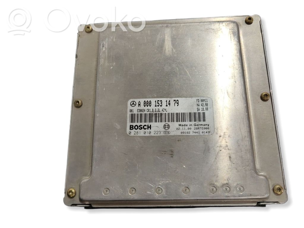 Mercedes-Benz C W202 Sterownik / Moduł ECU 