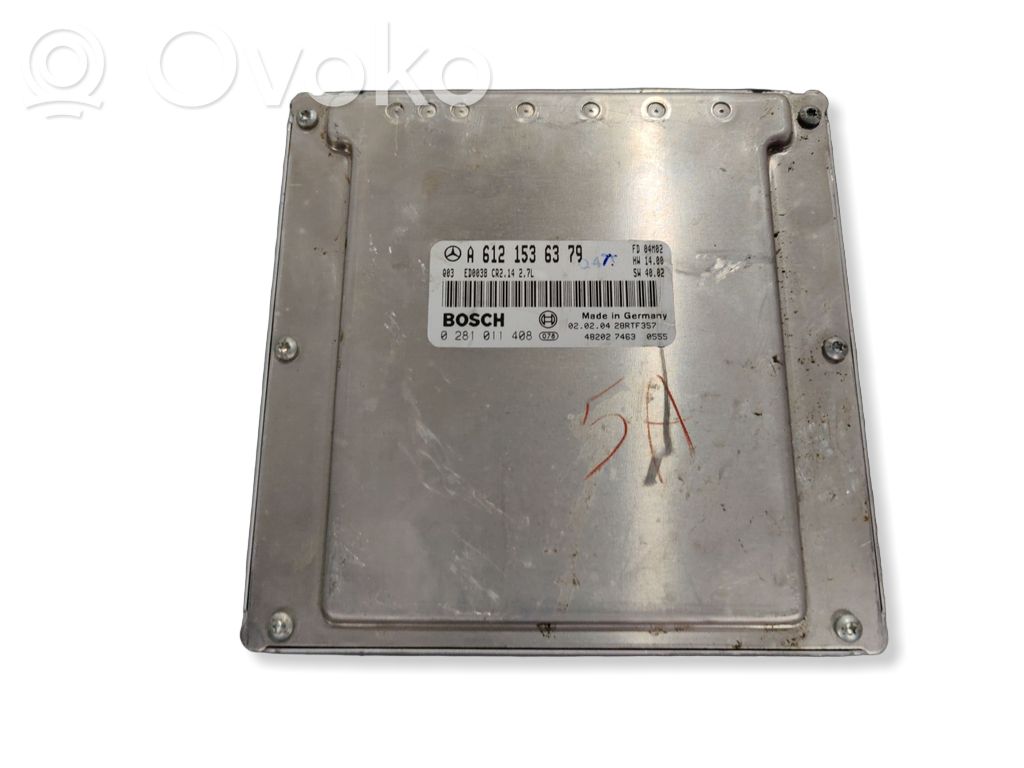 Mercedes-Benz ML W163 Sterownik / Moduł ECU 