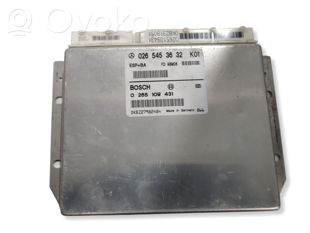 Moduł / Sterownik ESP   0265453632,0265109431,DKBZ27982484,A0265109431,A0265453632