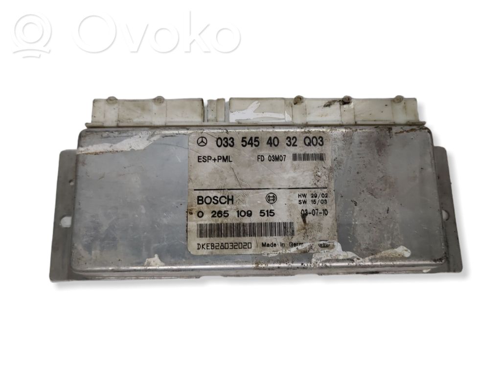 Mercedes-Benz E W211 ESP (stability system) control unit 