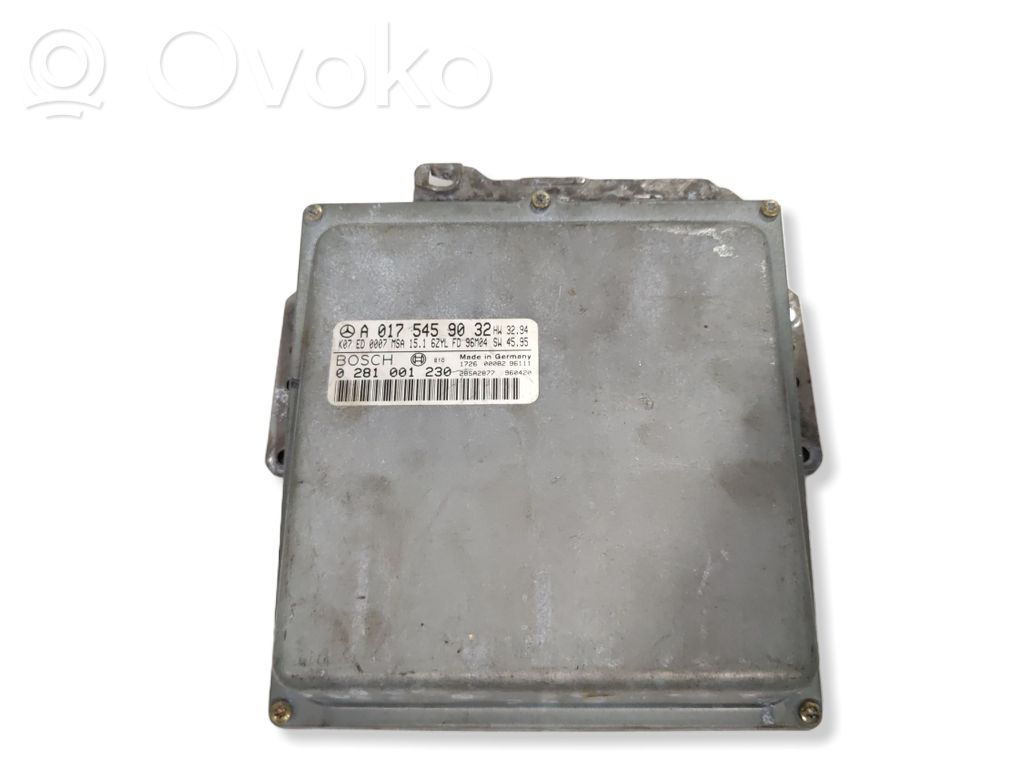Mercedes-Benz E W212 Engine control unit/module 