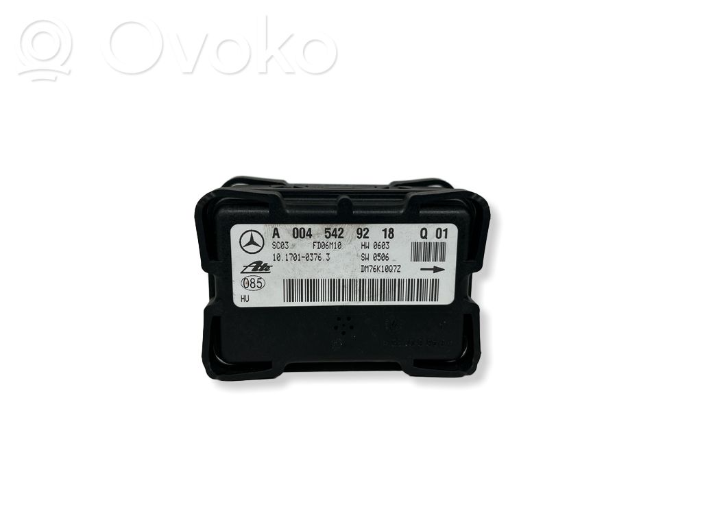 Mercedes-Benz C W203 ESP acceleration yaw rate sensor 