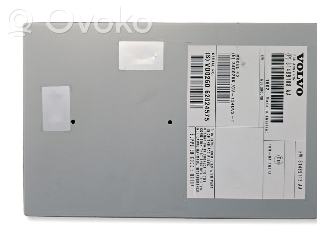 Volvo V40 Amplificateur de son 